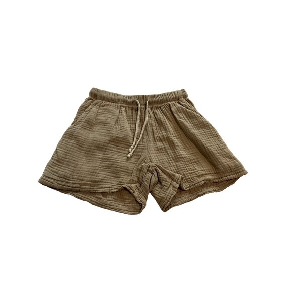 DONNI. Bubble Shorts in Dune